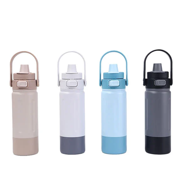 Спортна бутилка от неръждаема стомана с дръжка